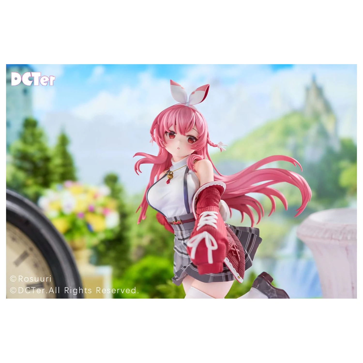 Rosuuri Original Character PVC kip 1/7 White Rabbit Rosu Casual Clothes Ver. 25 cm fotografija proizvoda