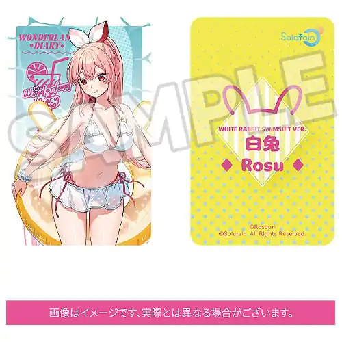Rosuuri Original Character PVC kipić 1/7 White Rabbit Rosu: Swimsuit Ver. 25 cm fotografija proizvoda