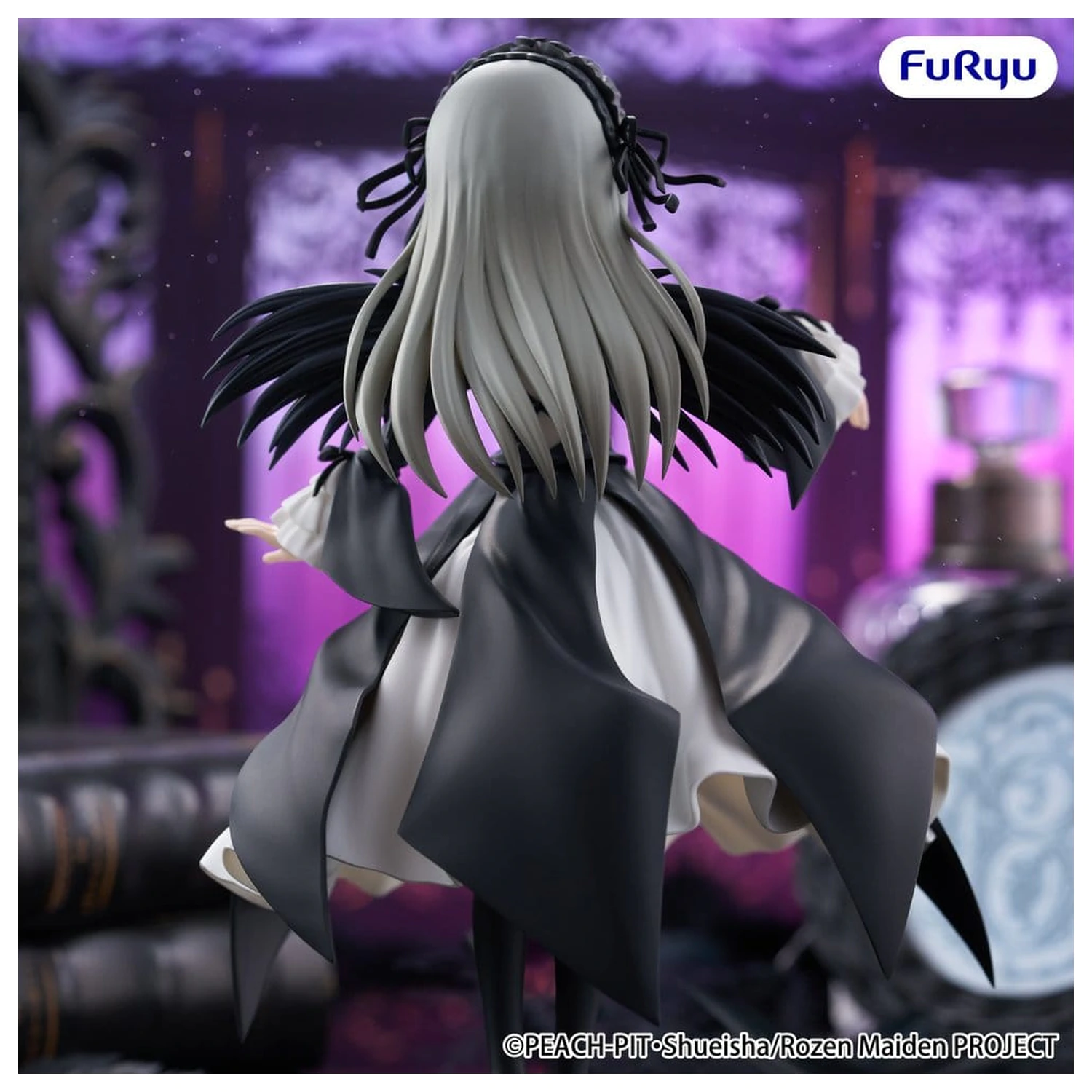 Rozen Maiden Trio-Try-iT PVC Kip Suigintou 18 cm fotografija proizvoda