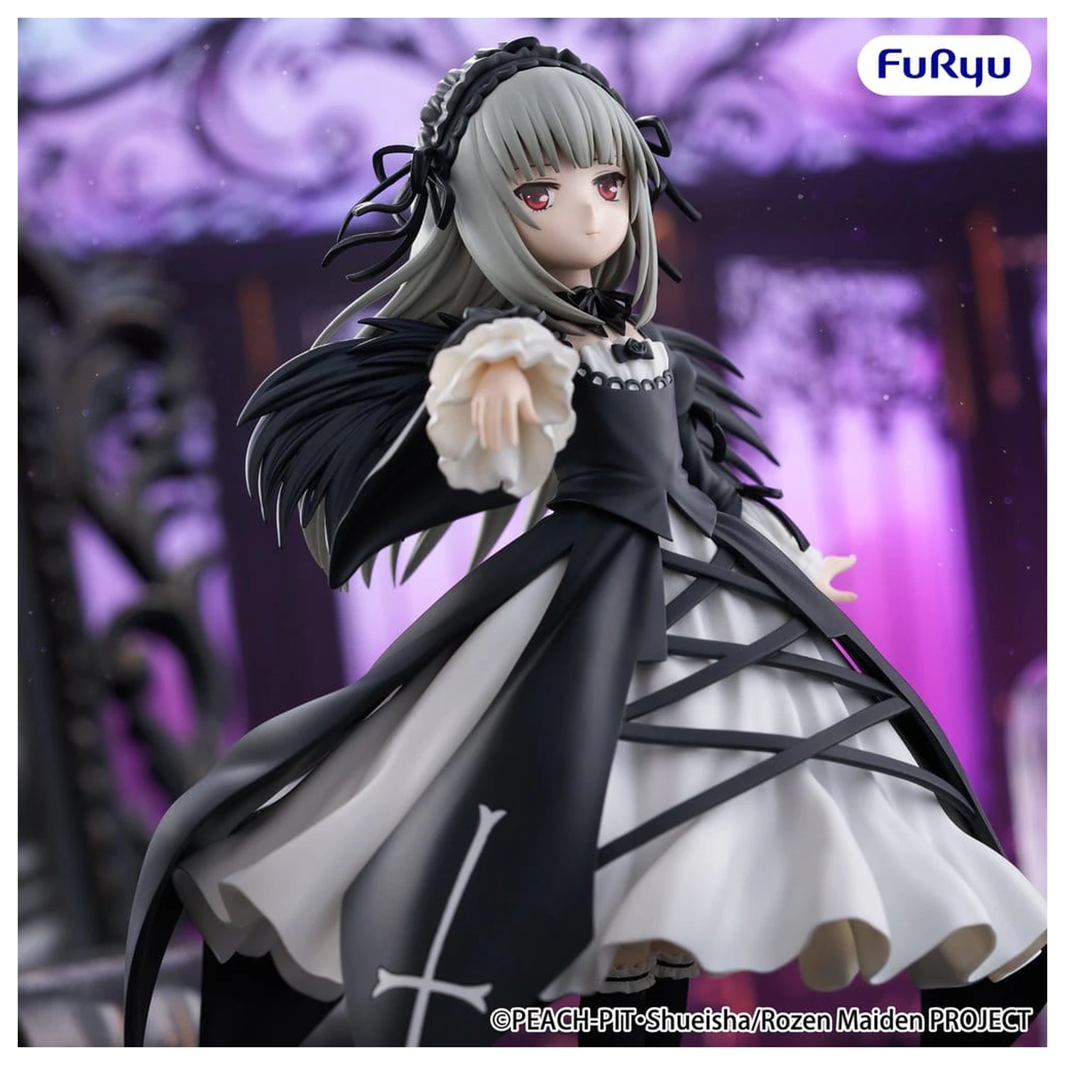 Rozen Maiden Trio-Try-iT PVC Kip Suigintou 18 cm fotografija proizvoda