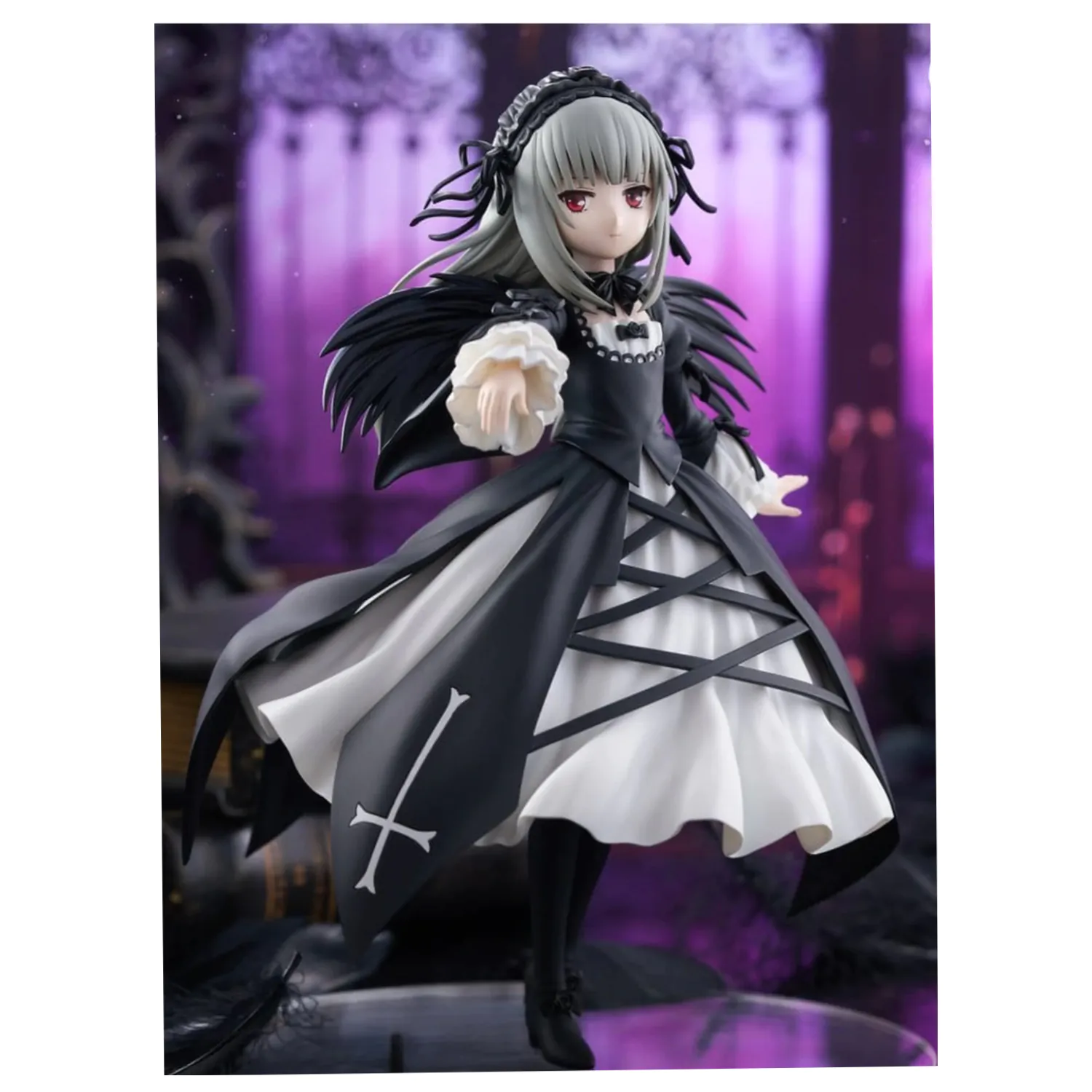 Rozen Maiden Trio-Try-iT PVC Kip Suigintou 18 cm fotografija proizvoda