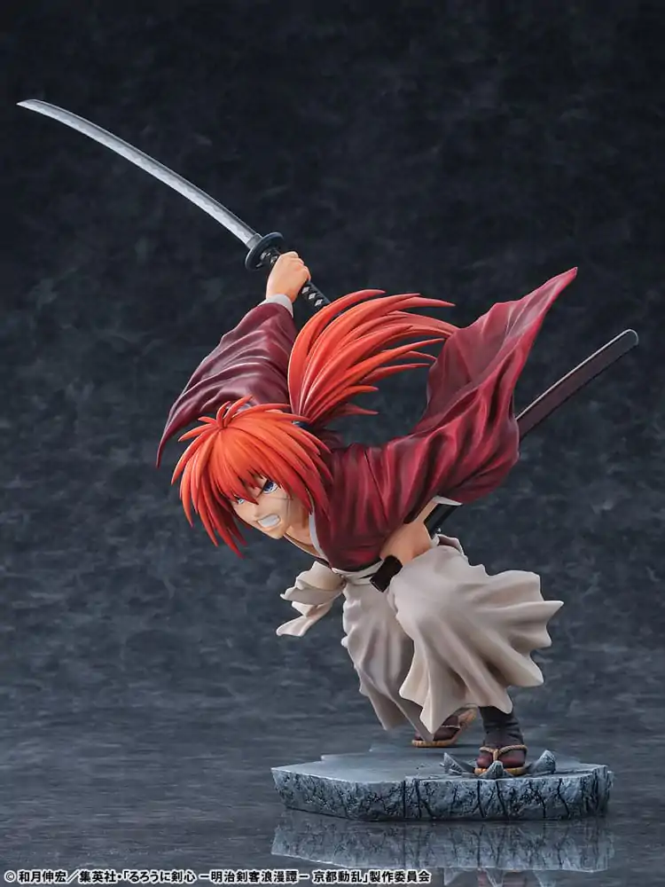Rurouni Kenshin: Meiji Kenkaku Romantan Kyoto Douran PVC Kip 1/6 Kenshin Himura Dragon Flight of Heaven Ver. 26 cm fotografija proizvoda