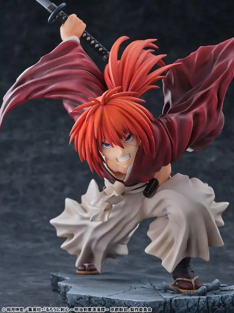Rurouni Kenshin: Meiji Kenkaku Romantan Kyoto Douran PVC Kip 1/6 Kenshin Himura Dragon Flight of Heaven Ver. 26 cm fotografija proizvoda