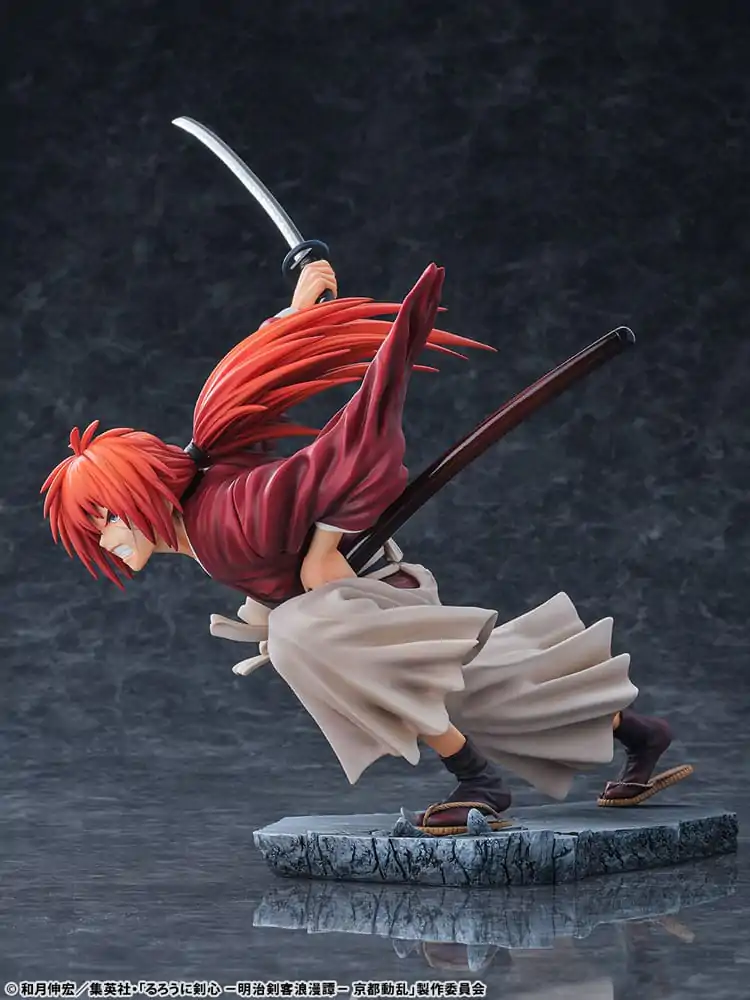 Rurouni Kenshin: Meiji Kenkaku Romantan Kyoto Douran PVC Kip 1/6 Kenshin Himura Dragon Flight of Heaven Ver. 26 cm fotografija proizvoda