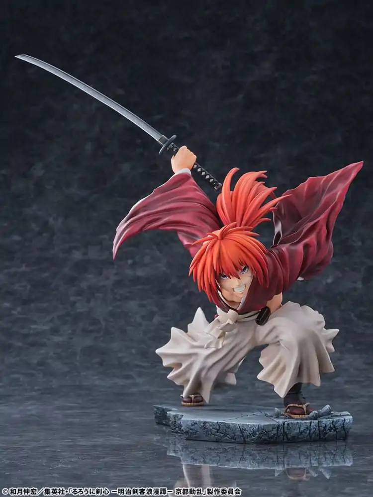 Rurouni Kenshin: Meiji Kenkaku Romantan Kyoto Douran PVC Kip 1/6 Kenshin Himura Dragon Flight of Heaven Ver. 26 cm fotografija proizvoda