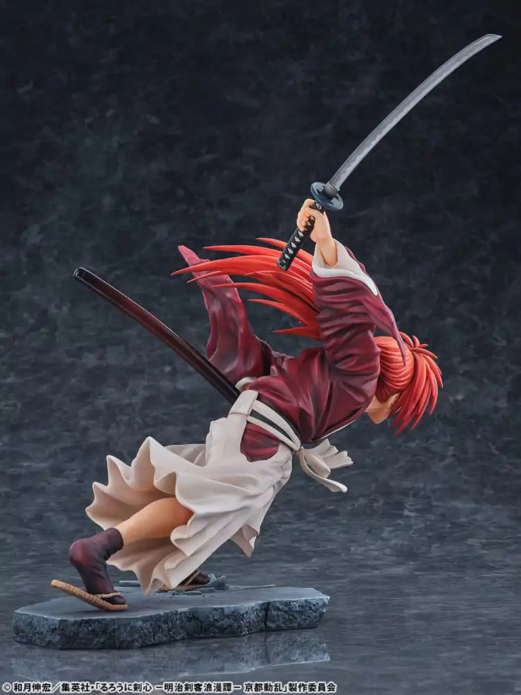 Rurouni Kenshin: Meiji Kenkaku Romantan Kyoto Douran PVC Kip 1/6 Kenshin Himura Dragon Flight of Heaven Ver. 26 cm fotografija proizvoda