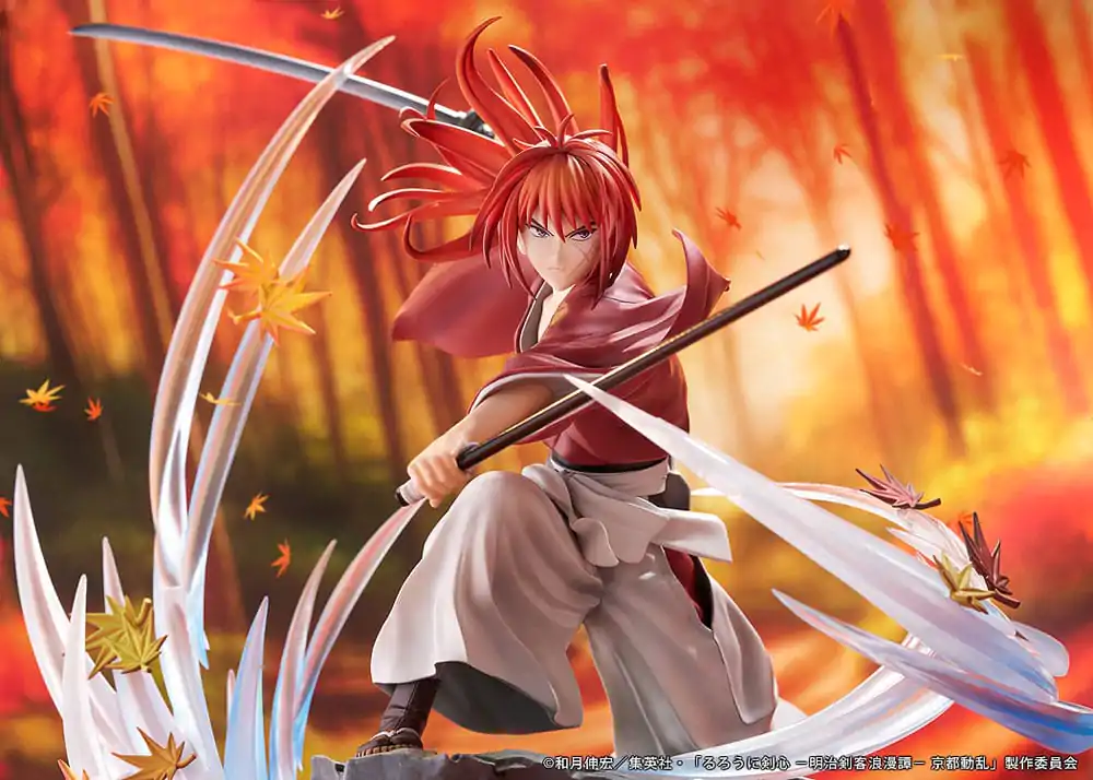 Rurouni Kenshin: Meiji Kenkaku Romantan Kyoto Douran PVC kip 1/7 Kenshin Himura Souryusen Ver. 27 cm fotografija proizvoda