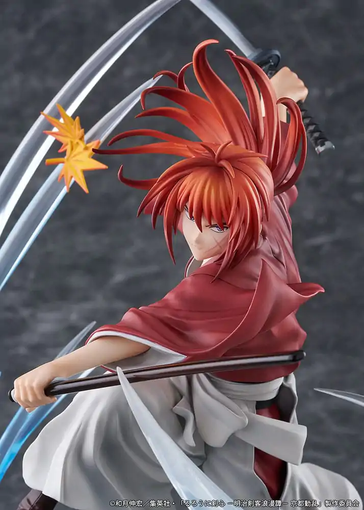 Rurouni Kenshin: Meiji Kenkaku Romantan Kyoto Douran PVC kip 1/7 Kenshin Himura Souryusen Ver. 27 cm fotografija proizvoda