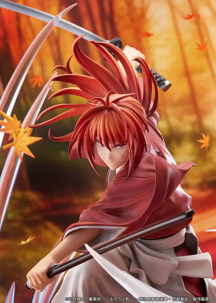 Rurouni Kenshin: Meiji Kenkaku Romantan Kyoto Douran PVC kip 1/7 Kenshin Himura Souryusen Ver. 27 cm fotografija proizvoda