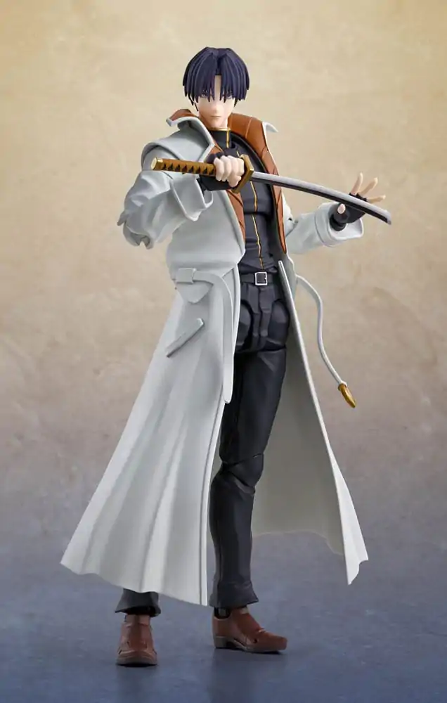 Rurouni Kenshin: Meiji Swordsman Romantic Story S.H. Figuarts akcijska figura Aoshi Shinomori 17 cm fotografija proizvoda