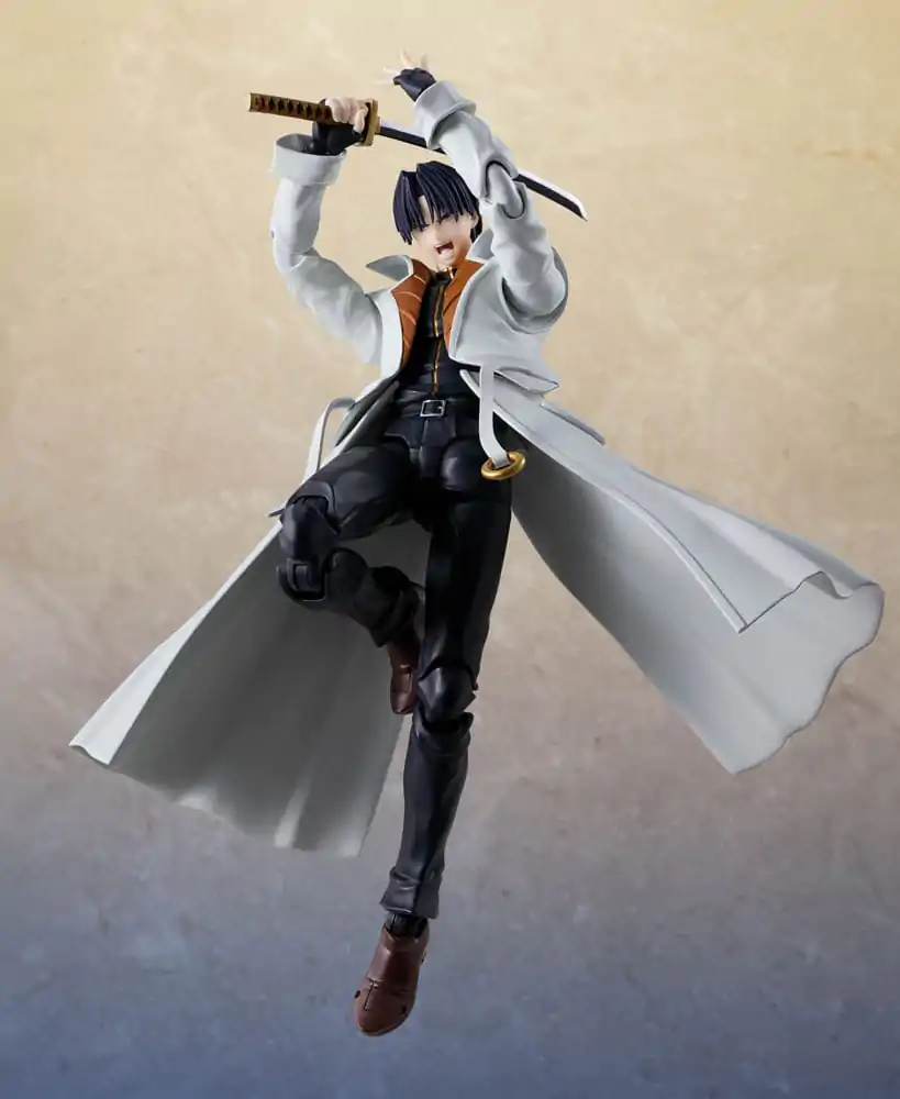 Rurouni Kenshin: Meiji Swordsman Romantic Story S.H. Figuarts akcijska figura Aoshi Shinomori 17 cm fotografija proizvoda