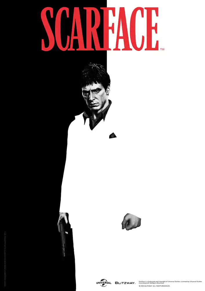 Scarface Vrhunska Skulptura Razmjera 1/4 Tony Montana 53 cm fotografija proizvoda