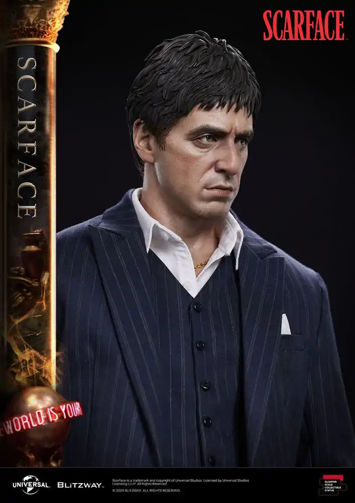 Scarface Vrhunska Skulptura Razmjera 1/4 Tony Montana 53 cm fotografija proizvoda