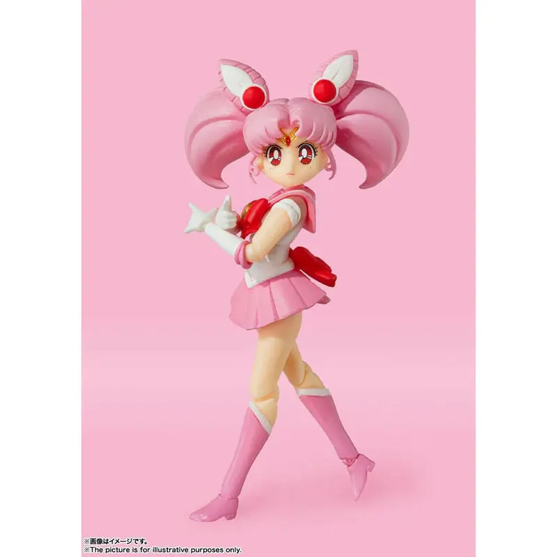 Sailor Moon S.H. Figuarts akcijska figura Sailor Chibi Moon Animation Color Edition 10 cm fotografija proizvoda