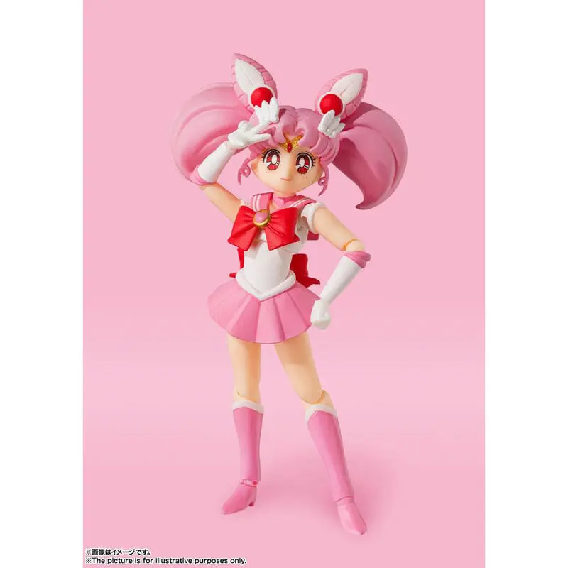 Sailor Moon S.H. Figuarts akcijska figura Sailor Chibi Moon Animation Color Edition 10 cm fotografija proizvoda