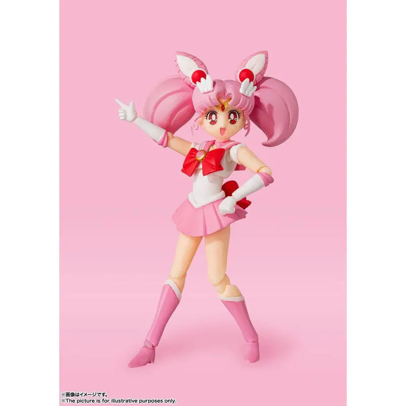 Sailor Moon S.H. Figuarts akcijska figura Sailor Chibi Moon Animation Color Edition 10 cm fotografija proizvoda
