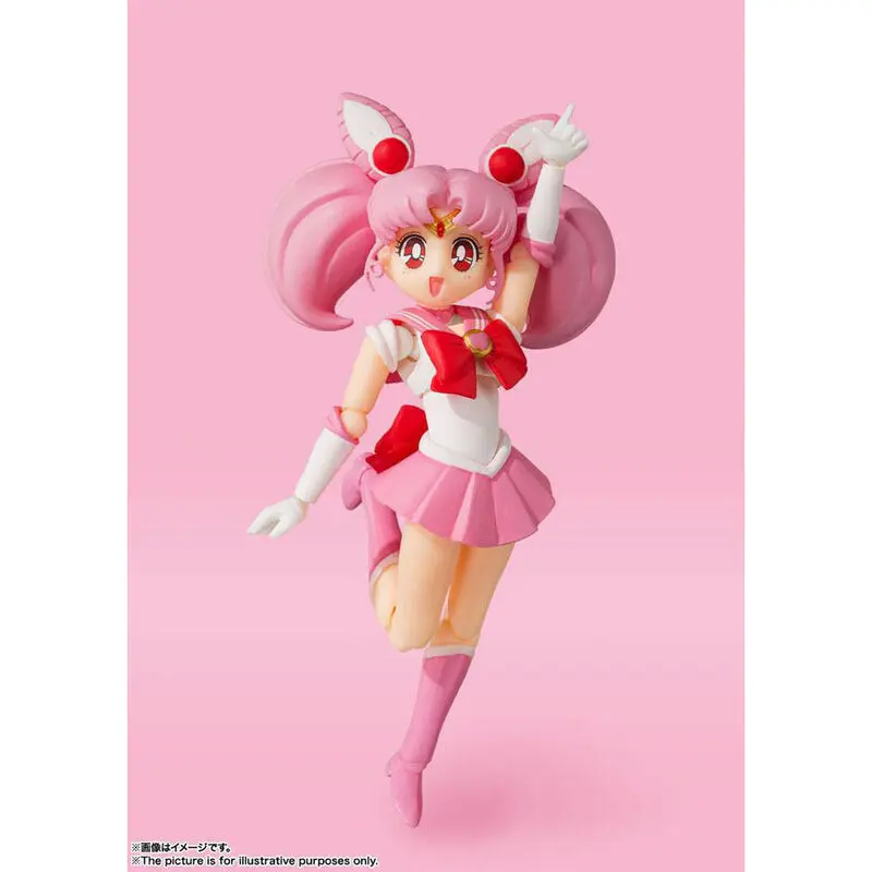 Sailor Moon S.H. Figuarts akcijska figura Sailor Chibi Moon Animation Color Edition 10 cm fotografija proizvoda