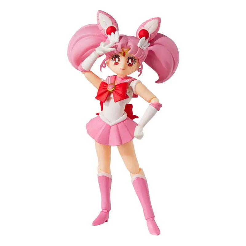 Sailor Moon S.H. Figuarts akcijska figura Sailor Chibi Moon Animation Color Edition 10 cm fotografija proizvoda