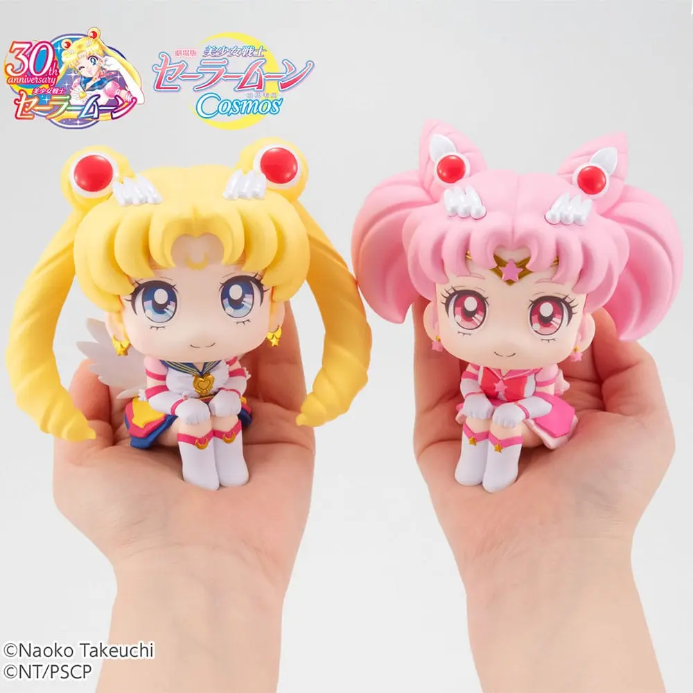 Sailor Moon Cosmos The Movie Look Look Up PVC Figure Eternal Sailor Moon & Eternal Sailor Chibi Moon LTD Ver. 11 cm fotografija proizvoda