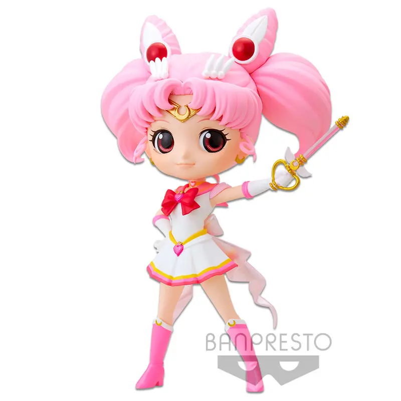 Sailor Moon Eternal The Movie Q Posket Mini Figura Super Sailor Chibi Moon Kaleidoscope Ver. 14 cm fotografija proizvoda