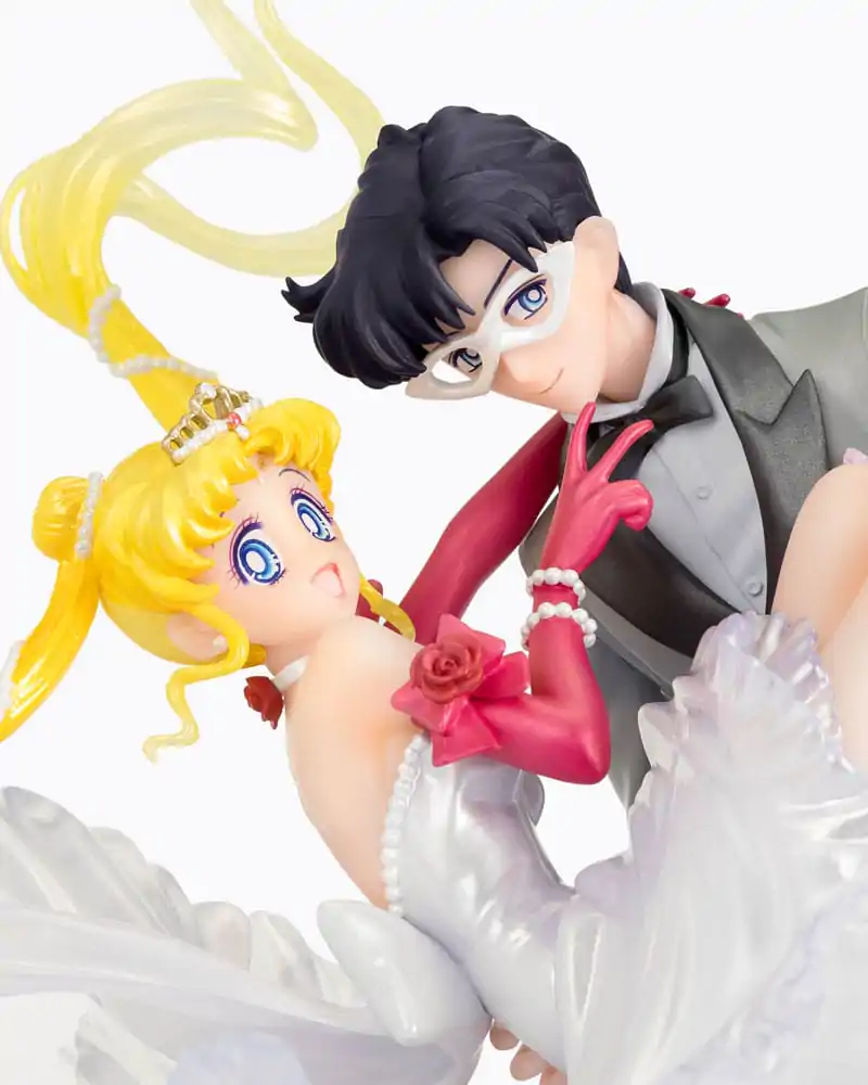 Sailor Moon FiguartsZERO Chouette PVC kip Usagi & Tuxedo Mask Moonlight Glow Edition 24 cm fotografija proizvoda