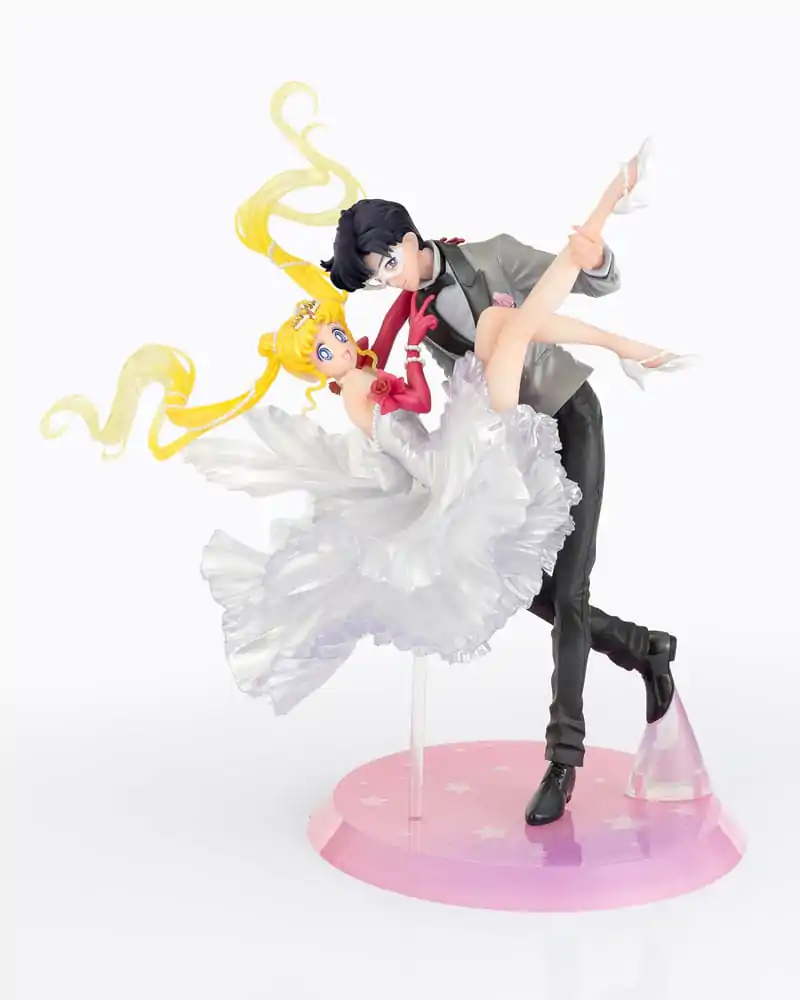 Sailor Moon FiguartsZERO Chouette PVC kip Usagi & Tuxedo Mask Moonlight Glow Edition 24 cm fotografija proizvoda