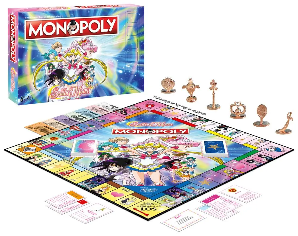 Sailor Moon Board Game Monopoly *German Version* – društvena igra fotografija proizvoda