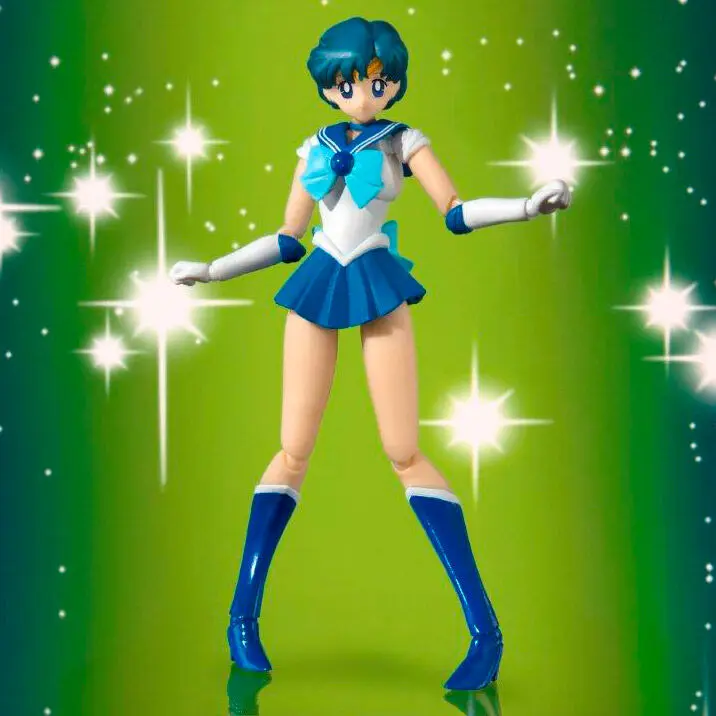 Sailor Moon S.H. Figuarts Akcijska figura Sailor Mercury Animation Color Edition 14 cm fotografija proizvoda