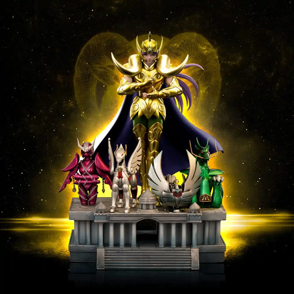 Saint Seiya Art Scale Kip 1/10 Aries Mu Deluxe 27 cm fotografija proizvoda