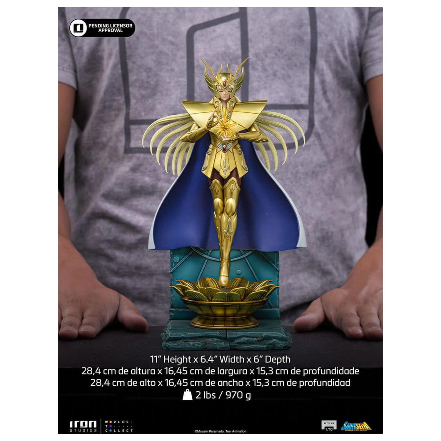 Saint Seiya Art Scale kip 1/10 Djevica Shaka 28 cm fotografija proizvoda