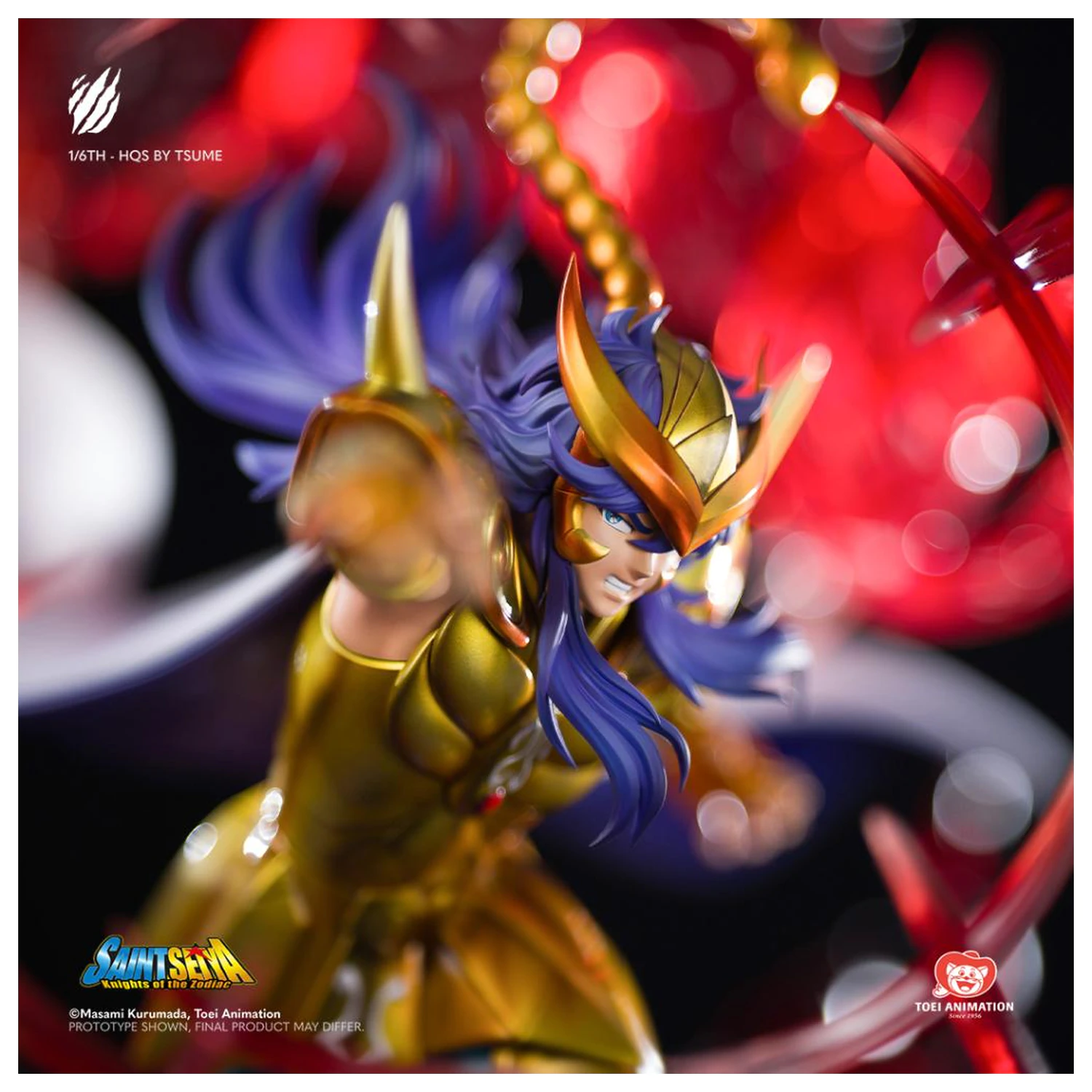 Kip Saint Seiya Scorpio Milo HQS 1/6 By Tsume 62cm fotografija proizvoda