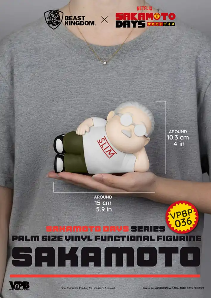 Sakamoto Days Piggy vinilna banka Taro Sakamoto 14 cm fotografija proizvoda