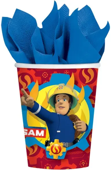 Fireman Sam Papirnate Čaše 8 komada 250 ml fotografija proizvoda