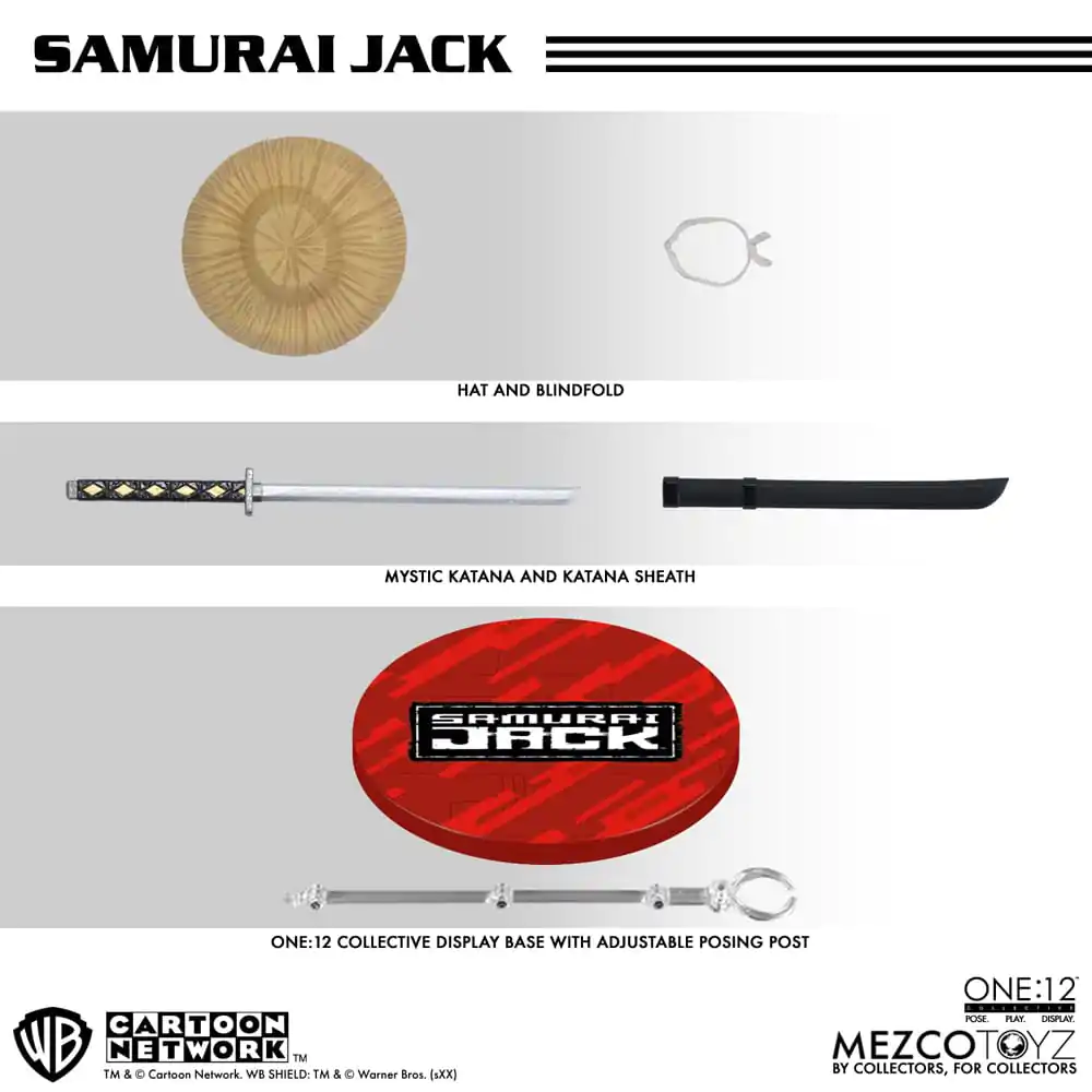 Samurai Jack akcijska figura 1/12 Samurai Jack 17 cm fotografija proizvoda