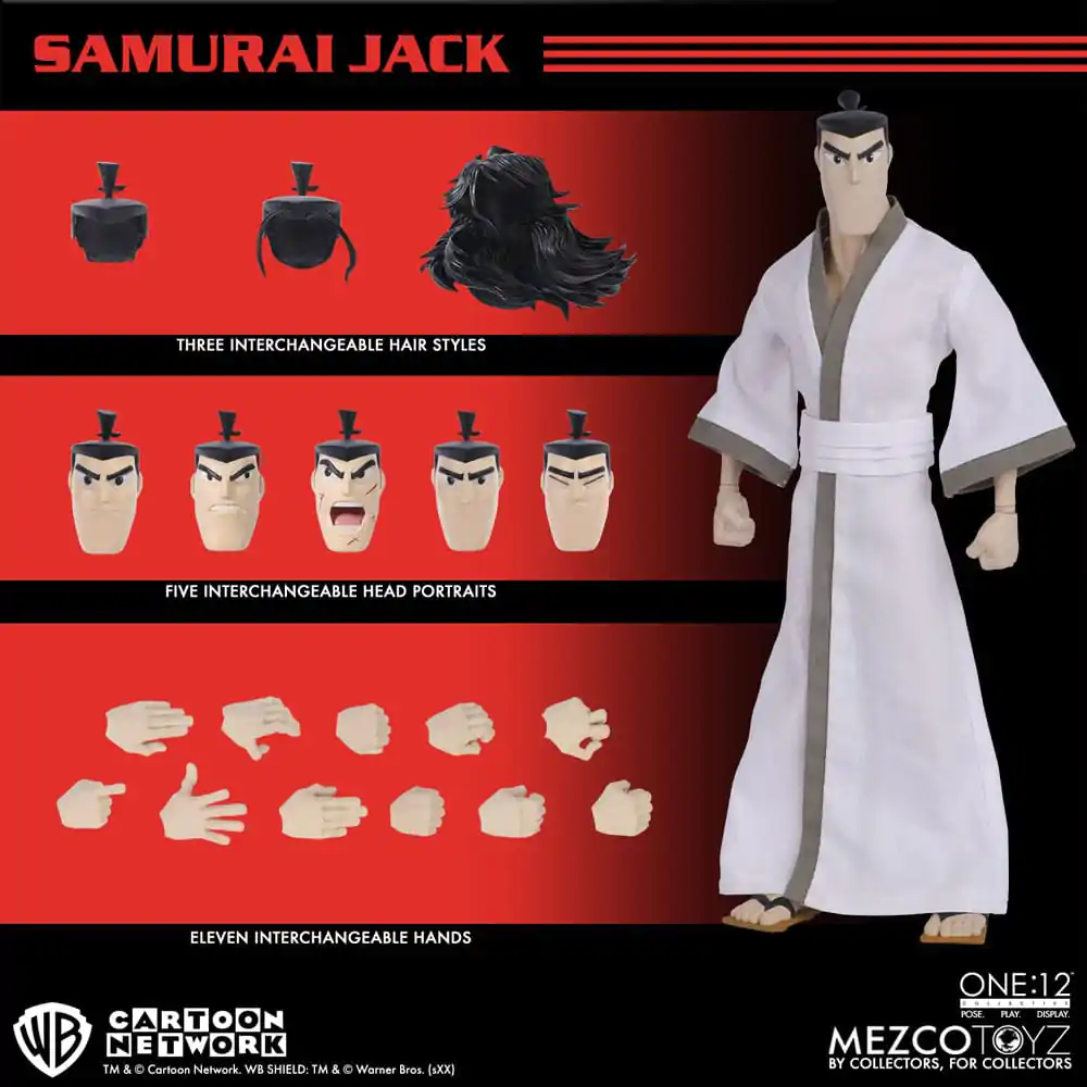 Samurai Jack akcijska figura 1/12 Samurai Jack 17 cm fotografija proizvoda