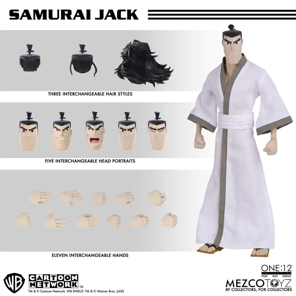 Samurai Jack akcijska figura 1/12 Samurai Jack 17 cm fotografija proizvoda