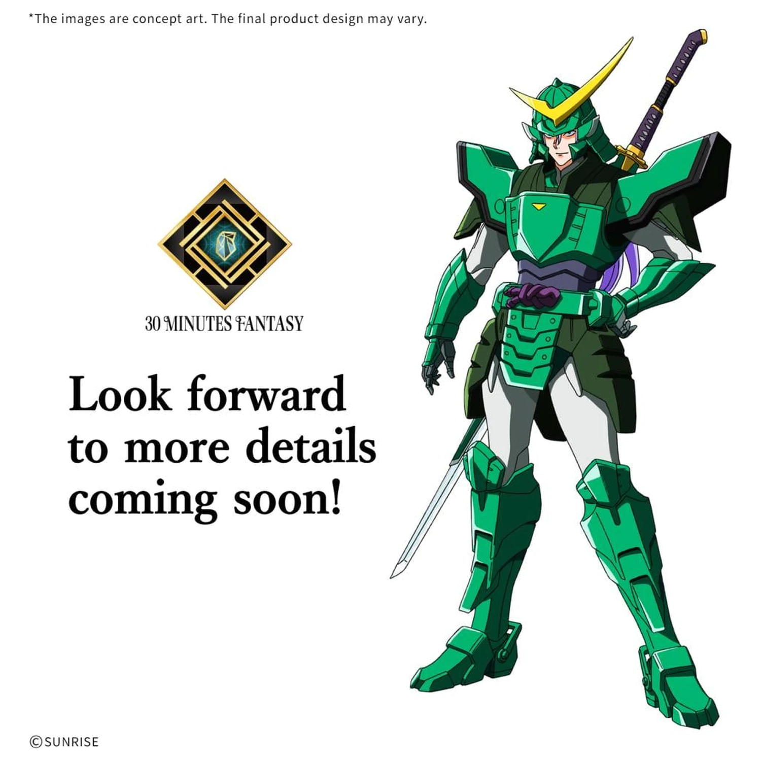 Samurai Trooper - 30MF Yoroi-Shinden Samurai Troopers Light Maketa fotografija proizvoda