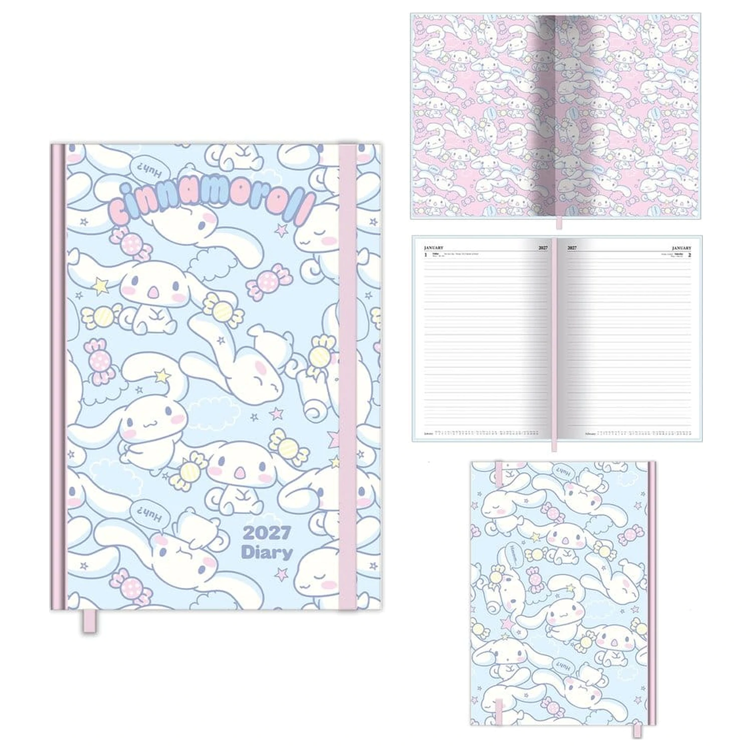 Sanrio A5 DTP Dnevnik 2027 Cinnamoroll fotografija proizvoda