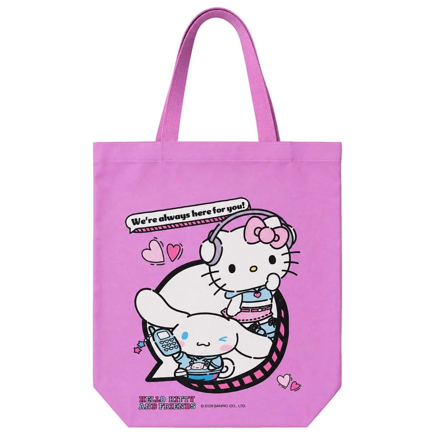 Sanrio Torba Hello Kitty & Friends Pop Style 34 x 43 cm fotografija proizvoda