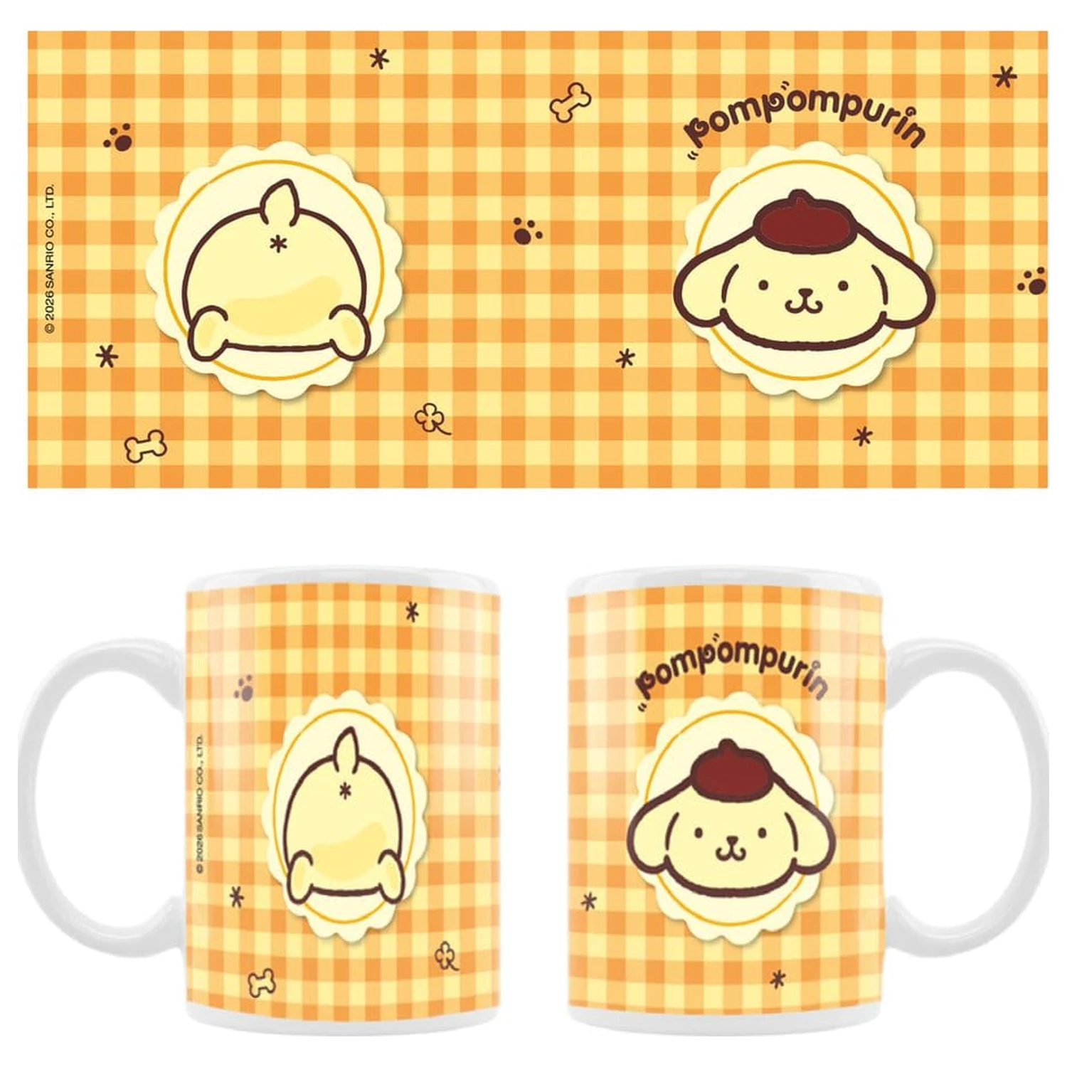 Sanrio šalica Pompompurin rastezljiva Slatki Purin 01 fotografija proizvoda