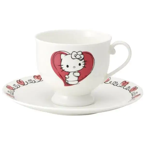 Sanrio Bone China šalica i tanjur Set Hello Kitty fotografija proizvoda