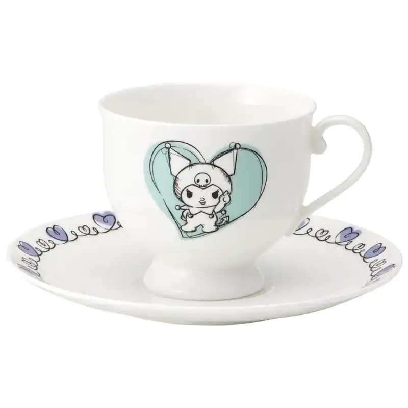 Sanrio Bone China šalica i tanjur Set Kuromi fotografija proizvoda