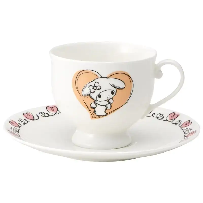 Sanrio Bone China Šalica i Tanjur Set My Melody fotografija proizvoda