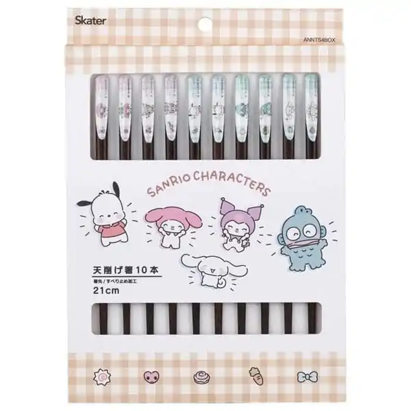 Sanrio štapići za jelo paket od 10 komada Characters fotografija proizvoda