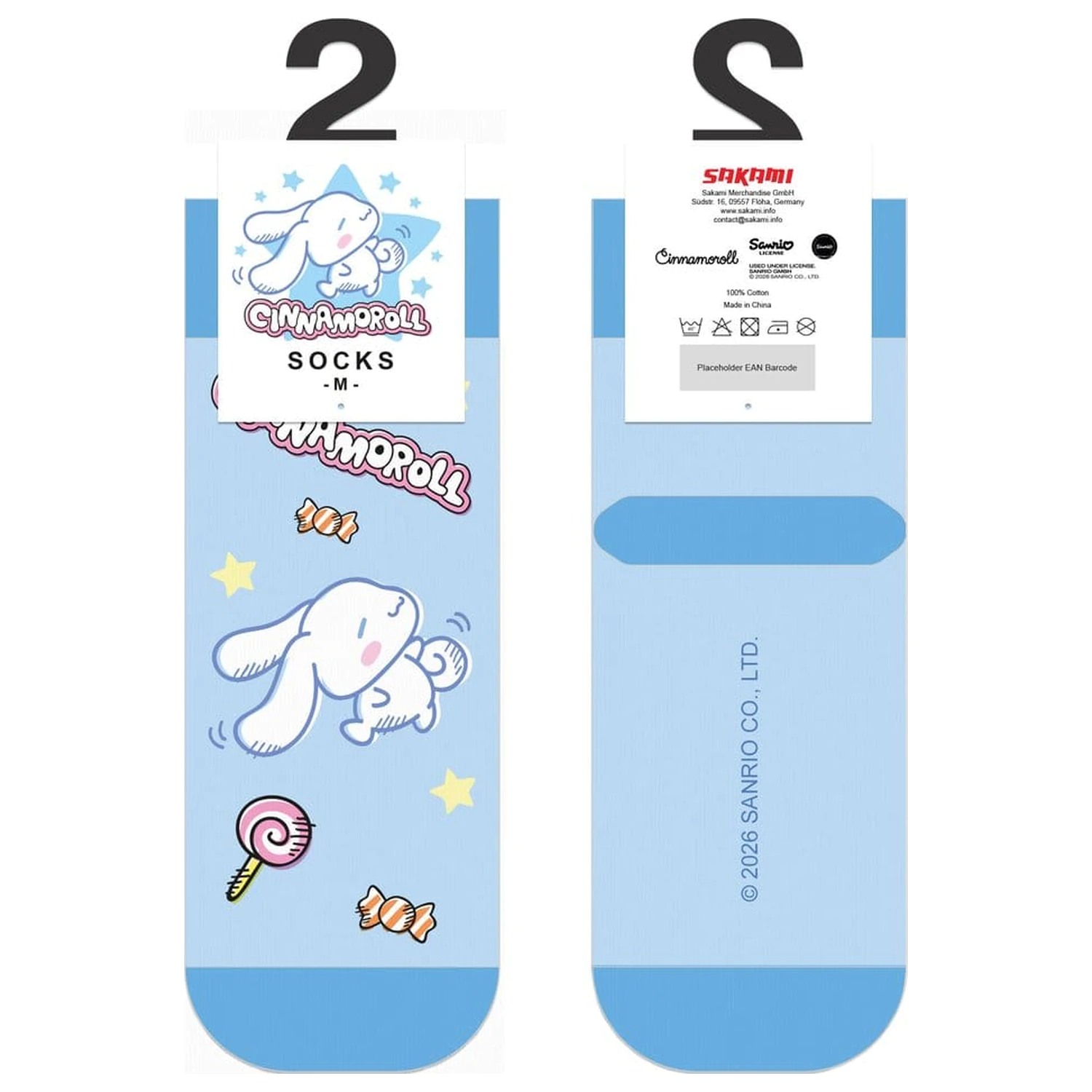 Sanrio čarape Cinnamoroll Dance Off Short 36-40 fotografija proizvoda