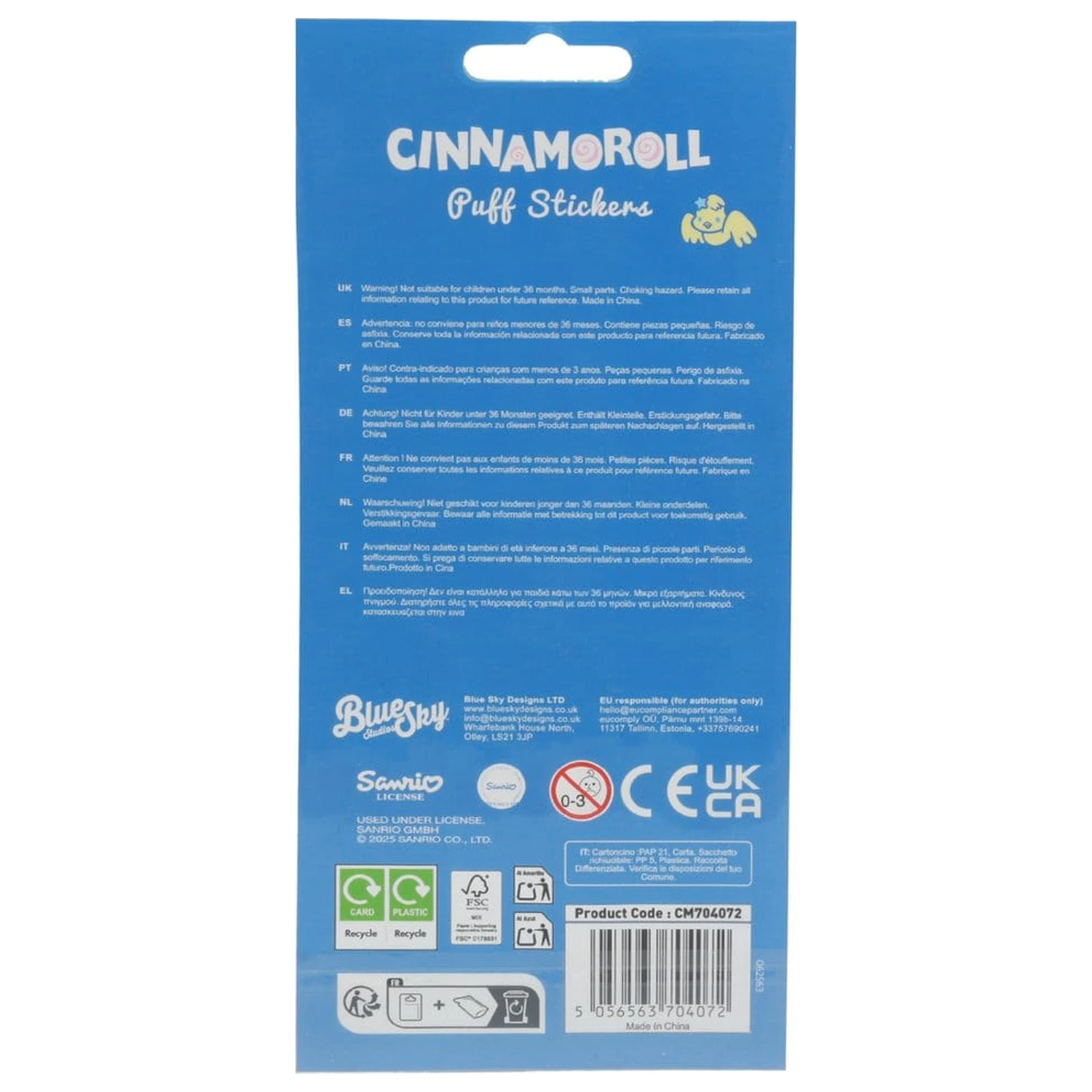 Sanrio set naljepnica Cinnamoroll fotografija proizvoda