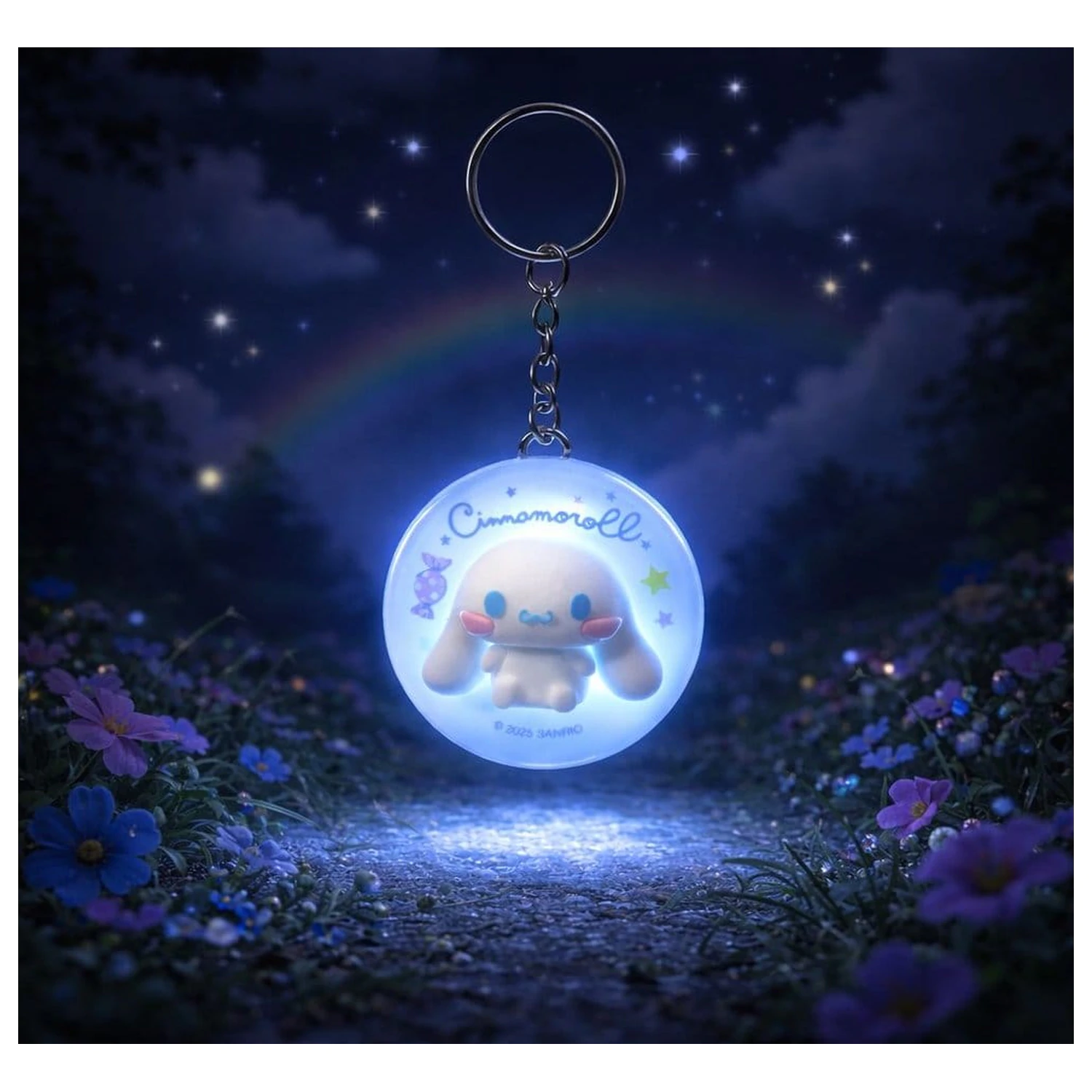 Sanrio Svjetleći privjesak za ključeve Cinnamoroll fotografija proizvoda