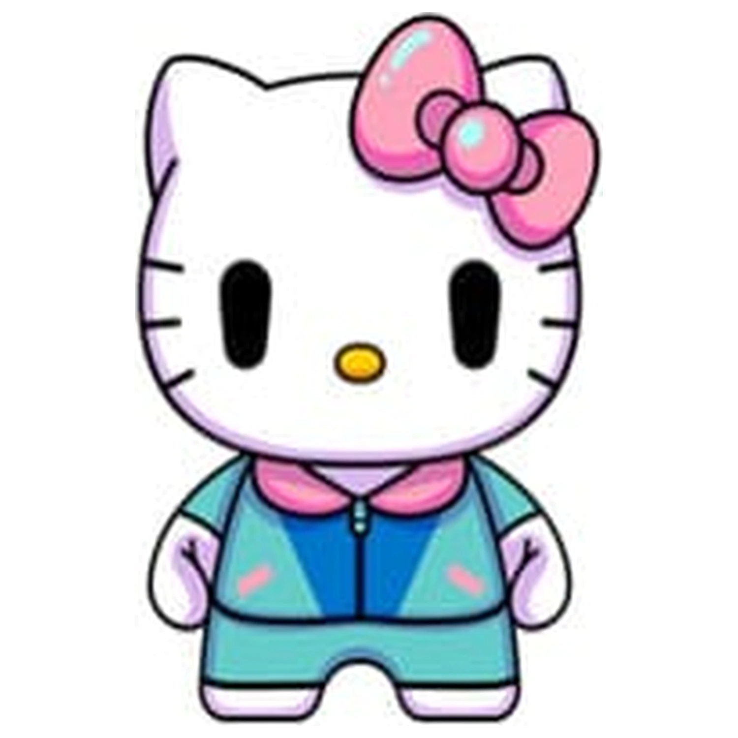 Sanrio DZNR Plišana figura Hello Kitty City Pop Edition 18 cm fotografija proizvoda