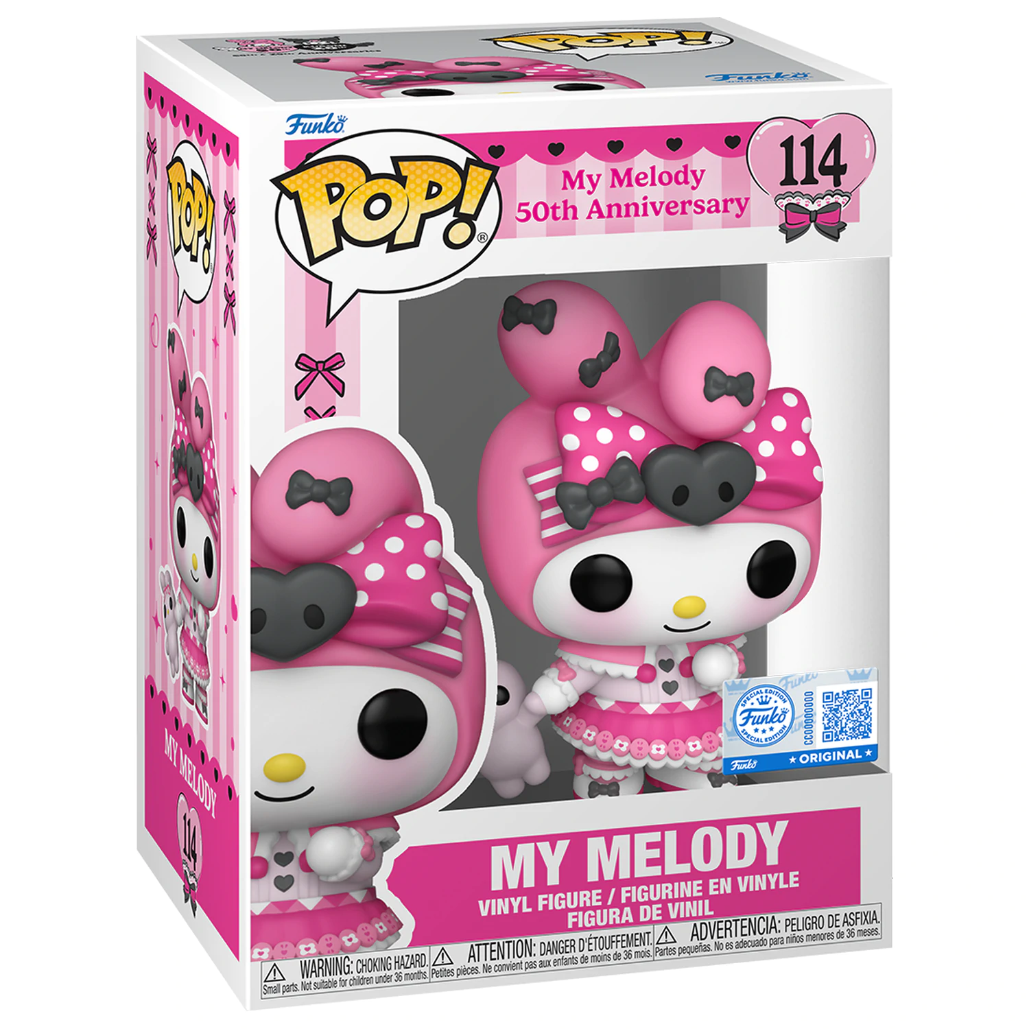 Sanrio Funko POP! Animation Vinilna Figura My Melody- My Melody (SPC) 9 cm fotografija proizvoda