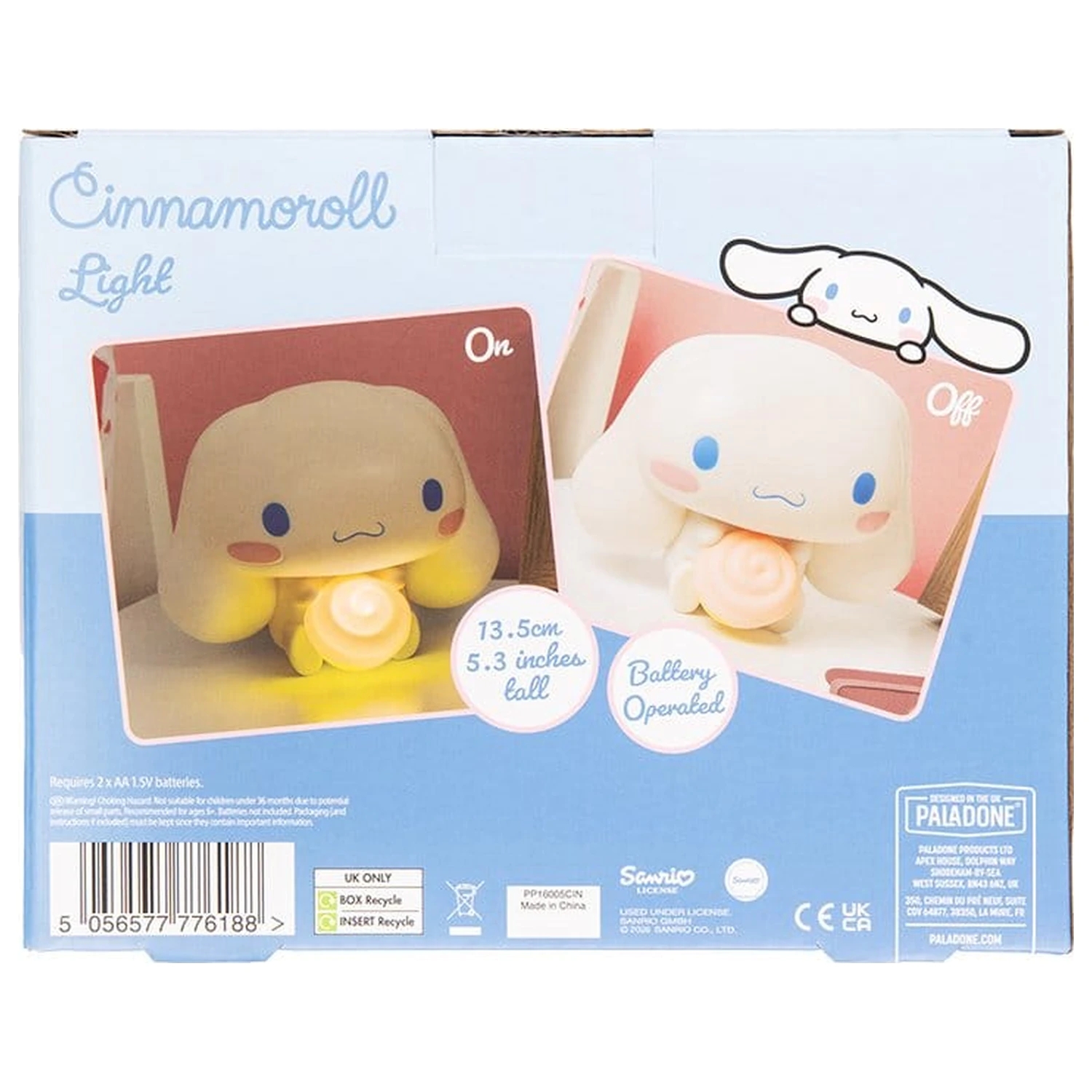 Sanrio GloBuddies Light Cinnamoroll 14 cm fotografija proizvoda
